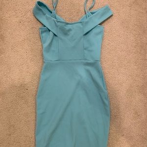 mint blue mini dress ✨